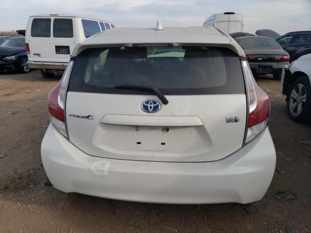 JTDKDTB36F1586602 - 2015 TOYOTA PRIUS C WHITE photo 6