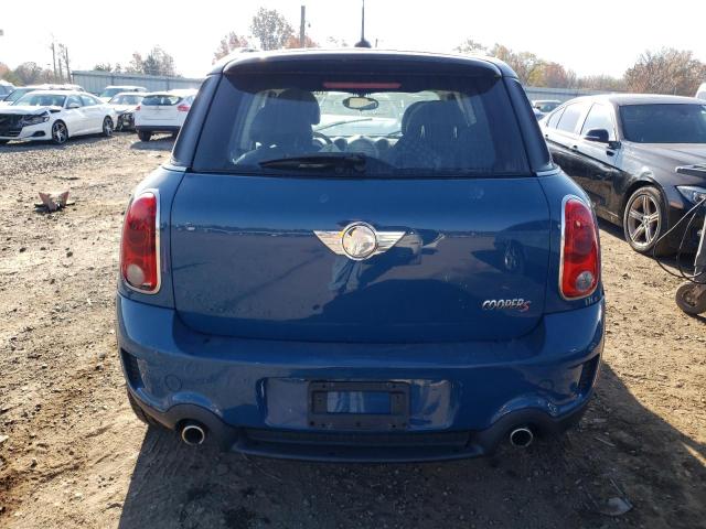 WMWZC5C52BWL52660 - 2011 MINI COOPER S COUNTRYMAN BLUE photo 6