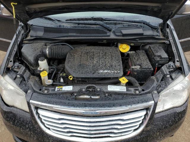 2C4RC1CG1FR638673 - 2015 CHRYSLER TOWN & COU TOURING L BLACK photo 12