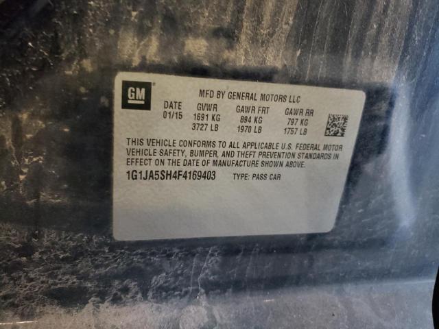 1G1JA5SH4F4169403 - 2015 CHEVROLET SONIC LS 蓝色 照片 12