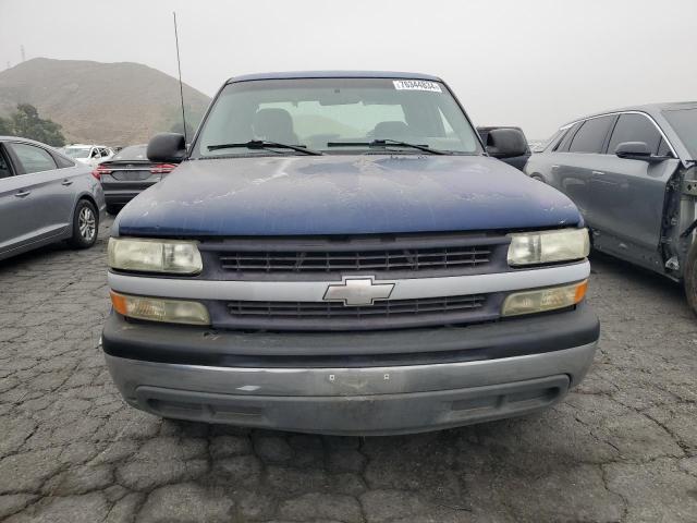 2GCEC19X221218600 - 2002 CHEVROLET SILVERADO C1500 BLUE photo 5