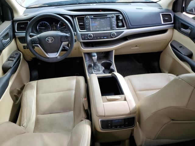 5TDKKRFH8FS086345 - 2015 TOYOTA HIGHLANDER XLE GRAY photo 8