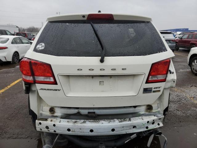 3C4PDCEG9KT686572 - 2019 DODGE JOURNEY GT WHITE photo 6