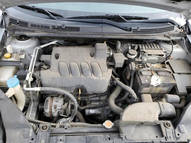 3N1AB6AP8AL678208 - 2010 NISSAN SENTRA 2.0 SILVER photo 11