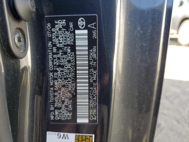 JTKDE177X70163334 - 2007 TOYOTA SCION TC 黑色 照片 12