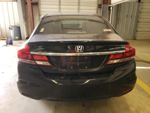 2HGFB2F51DH538793 - 2013 HONDA CIVIC LX BLACK photo 6