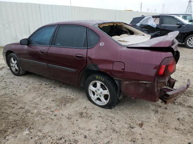 2G1WH52K739452481 - 2003 CHEVROLET IMPALA LS BURGUNDY photo 2