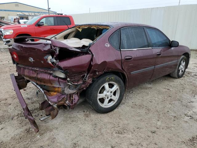 2G1WH52K739452481 - 2003 CHEVROLET IMPALA LS BURGUNDY photo 3