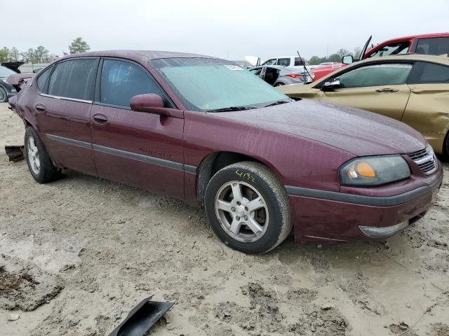 2G1WH52K739452481 - 2003 CHEVROLET IMPALA LS BURGUNDY photo 4