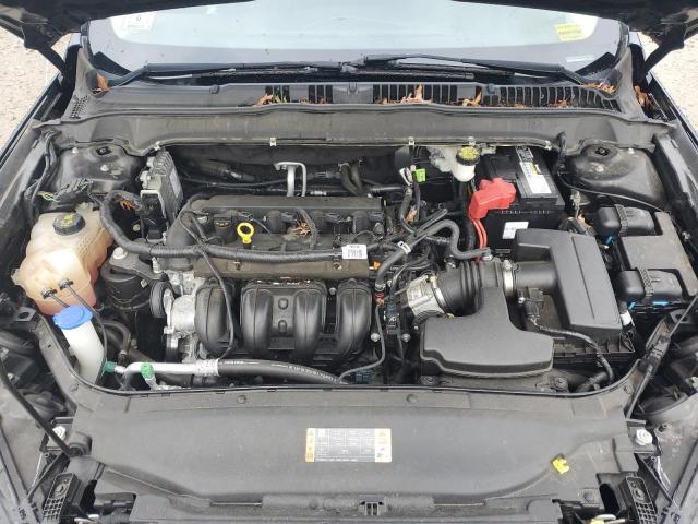 3FA6P0H70HR400911 - 2017 FORD FUSION SE BLACK photo 11