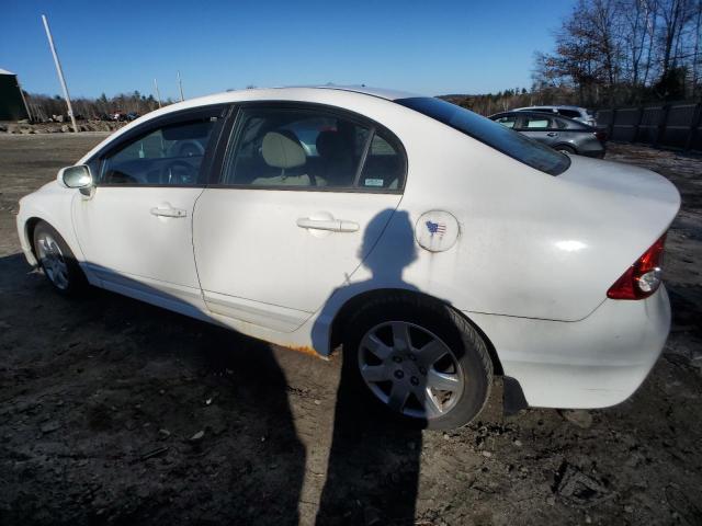 1HGFA15509L010767 - 2009 HONDA CIVIC LX WHITE photo 2