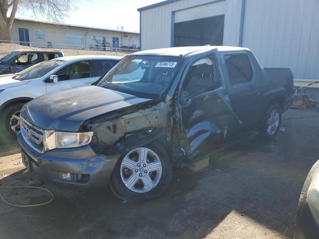 5FPYK1F57BB006377 - 2011 HONDA RIDGELINE RTL GRAY photo 1