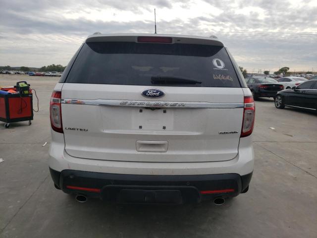 1FM5K7F80FGA26731 - 2015 FORD EXPLORER LIMITED WHITE photo 6