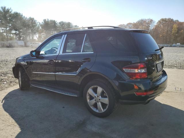 4JGBB8GB3AA534433 - 2010 MERCEDES-BENZ ML 350 4MATIC BLACK photo 2