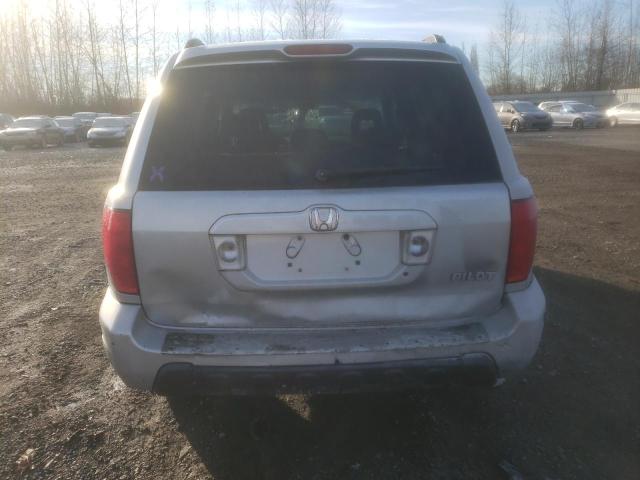 2HKYF18484H621591 - 2004 HONDA PILOT EX SILVER photo 6