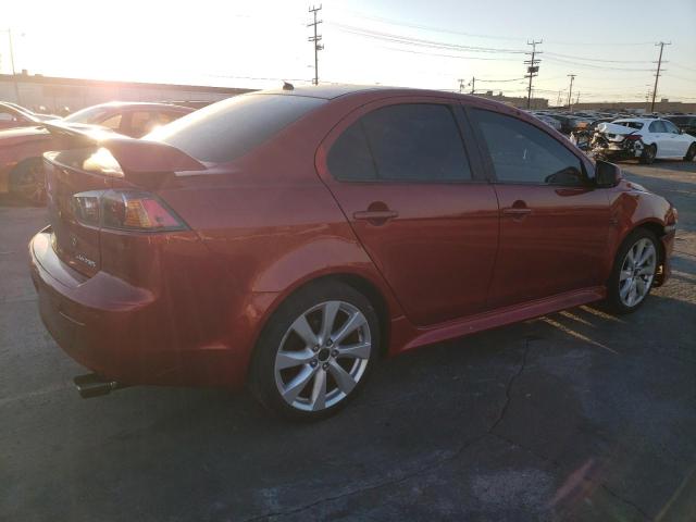 JA32U2FU1BU039127 - 2011 MITSUBISHI LANCER ES/ES SPORT RED photo 3