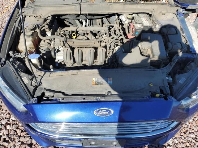 3FA6P0H7XDR162348 - 2013 FORD FUSION SE BLUE photo 11