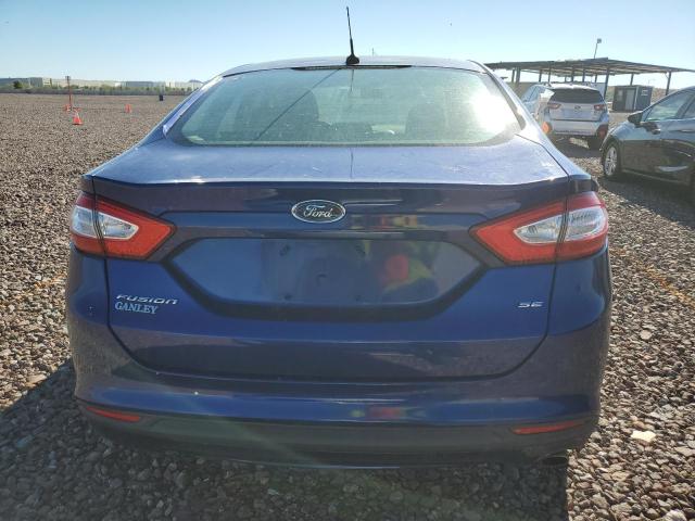 3FA6P0H7XDR162348 - 2013 FORD FUSION SE BLUE photo 6