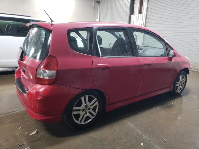 JHMGD38688S040239 - 2008 HONDA FIT SPORT RED photo 3