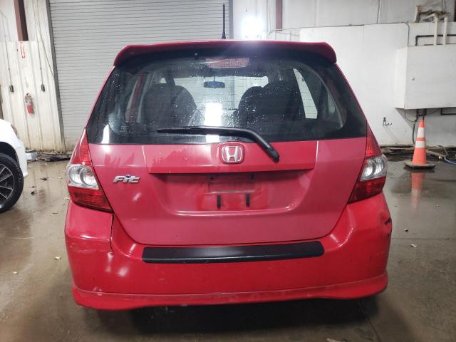 JHMGD38688S040239 - 2008 HONDA FIT SPORT RED photo 6