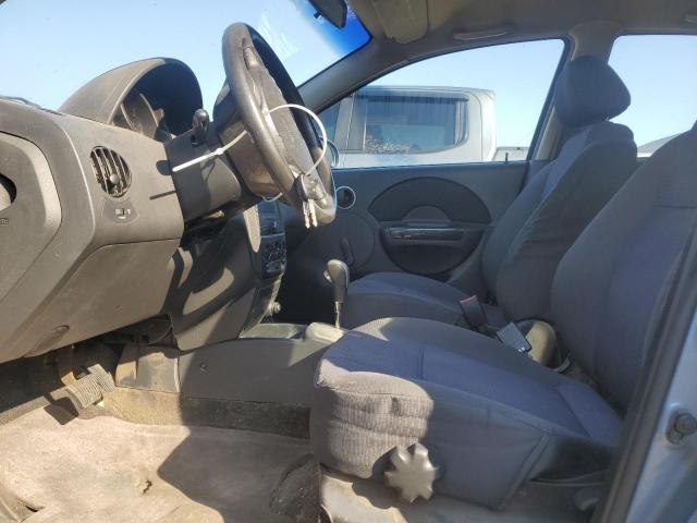 KL1TD66657B738754 - 2007 CHEVROLET AVEO BASE BLUE photo 7