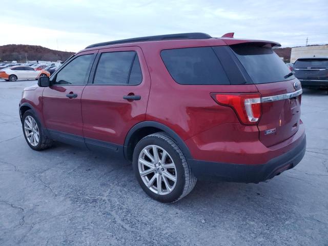 1FM5K7BH0GGC01583 - 2016 FORD EXPLORER RED photo 2