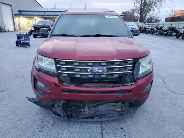 1FM5K7BH0GGC01583 - 2016 FORD EXPLORER RED photo 5