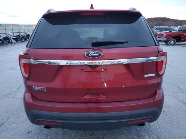 1FM5K7BH0GGC01583 - 2016 FORD EXPLORER RED photo 6