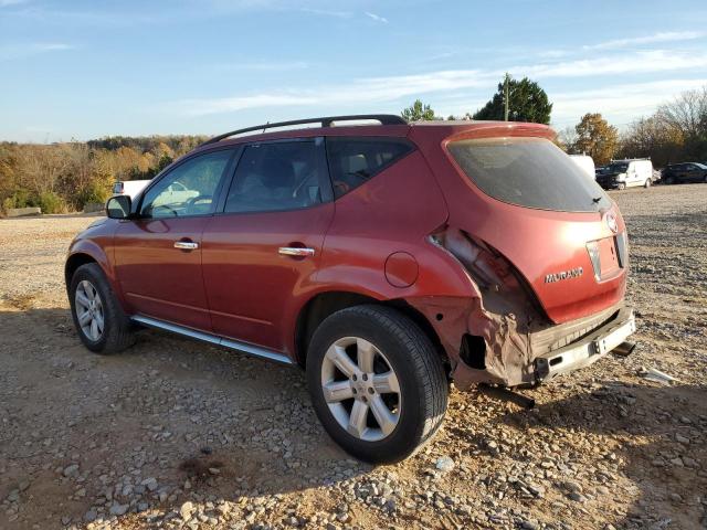 JN8AZ08T57W503642 - 2007 NISSAN MURANO SL BURGUNDY photo 2