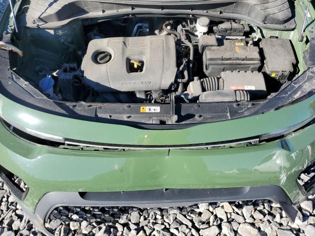 KNDJ33AU0M7128993 - 2021 KIA SOUL EX GREEN photo 11