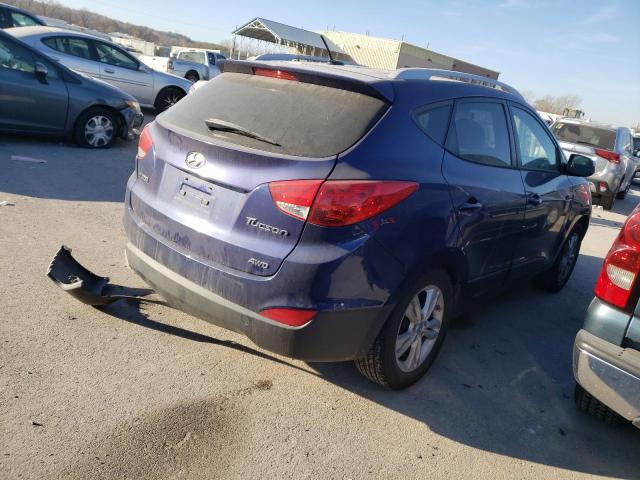 KM8JUCAC3DU627272 - 2013 HYUNDAI TUCSON GLS BLUE photo 3