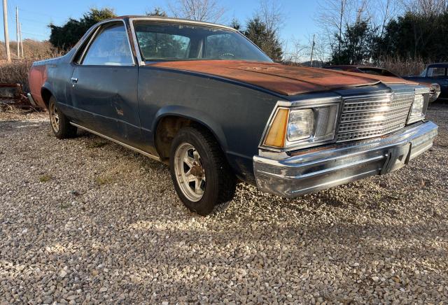 1W80KAK443959 - 1980 CHEVROLET EL CAMINO BLUE photo 1