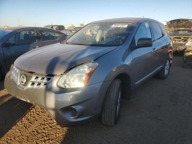 JN8AS5MV9CW703281 - 2012 NISSAN ROGUE S GRAY photo 1