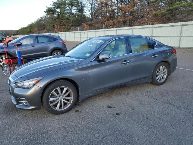 JN1BV7AR7FM404210 - 2015 INFINITI Q50 BASE GRAY photo 1