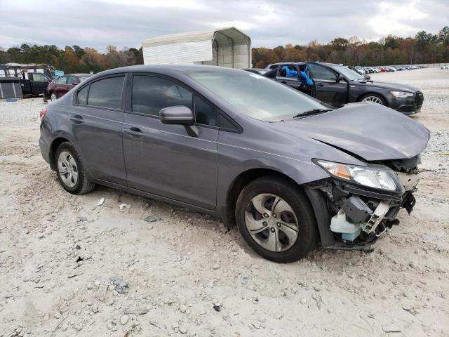 19XFB2F50EE052360 - 2014 HONDA CIVIC LX GRAY photo 4