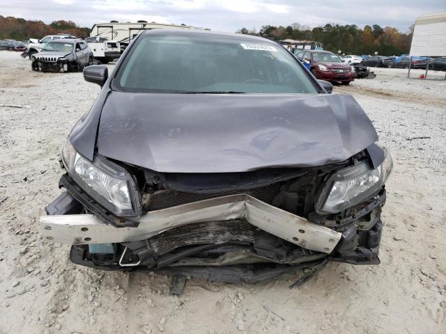 19XFB2F50EE052360 - 2014 HONDA CIVIC LX GRAY photo 5