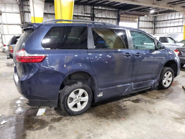 5TDKZ3DC7LS069466 - 2020 TOYOTA SIENNA LE BLUE photo 3