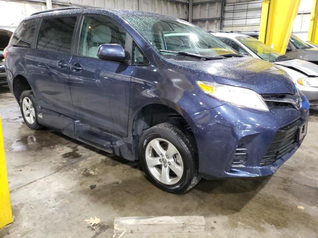 5TDKZ3DC7LS069466 - 2020 TOYOTA SIENNA LE BLUE photo 4