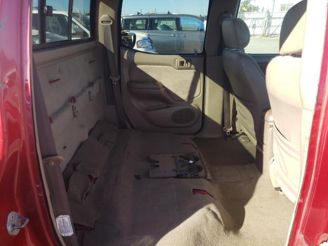 5TEGN92N34Z308914 - 2004 TOYOTA TACOMA DOUBLE CAB PRERUNNER BURGUNDY photo 10