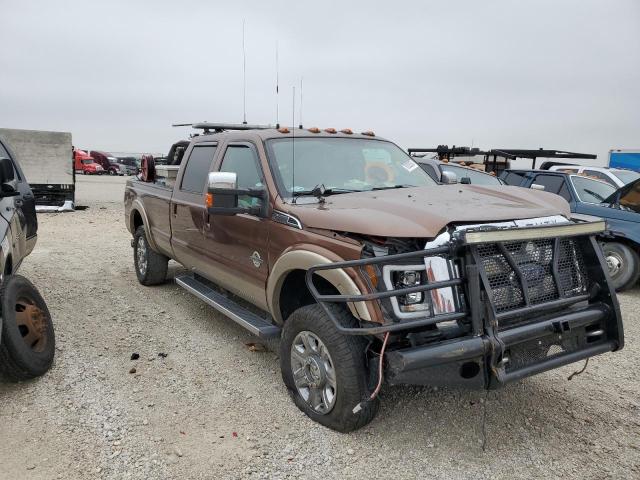 1FT7W3BT9CEA10572 - 2012 FORD F350 SUPER DUTY BURGUNDY photo 4