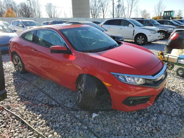 2HGFC3B30HH360419 - 2017 HONDA CIVIC EX RED photo 4