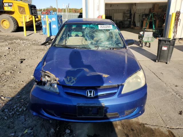 2HGES16365H604664 - 2005 HONDA CIVIC DX VP BLUE photo 5