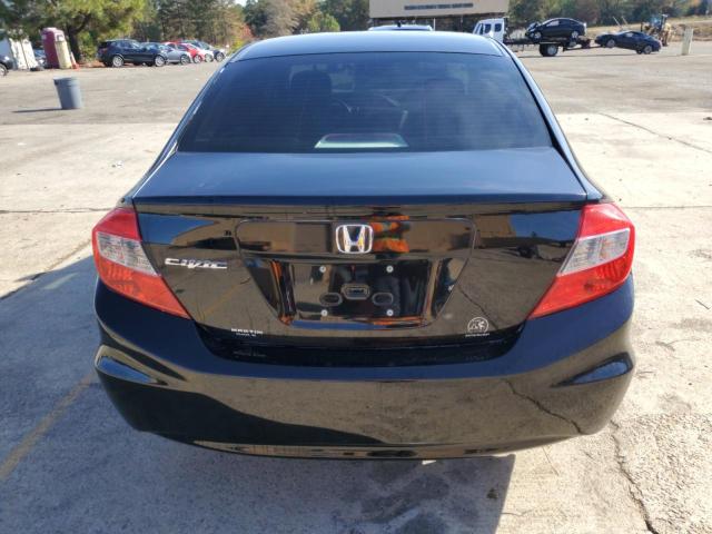 19XFB2F53CE314935 - 2012 HONDA CIVIC LX BLACK photo 6