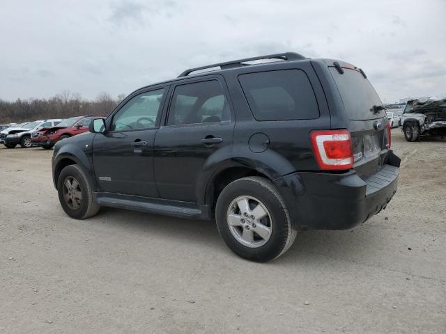 1FMCU93108KA80776 - 2008 FORD ESCAPE XLT BLACK photo 2