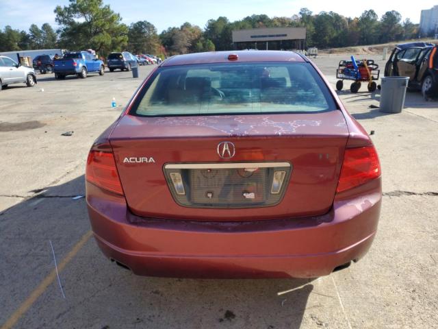 19UUA66284A037843 - 2004 ACURA TL BURGUNDY photo 6