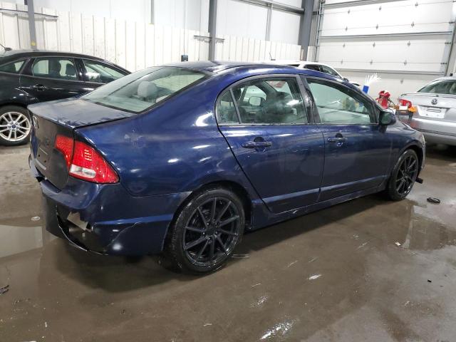 1HGFA16517L116740 - 2007 HONDA CIVIC LX BLUE photo 3