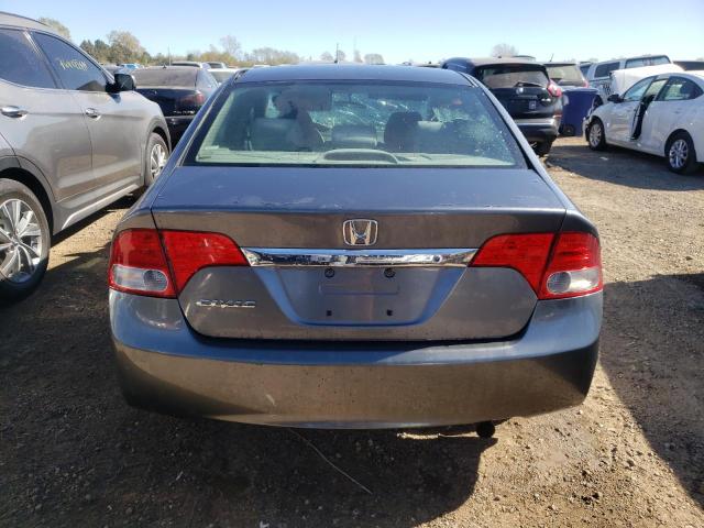 19XFA16589E048513 - 2009 HONDA CIVIC LX GRAY photo 6