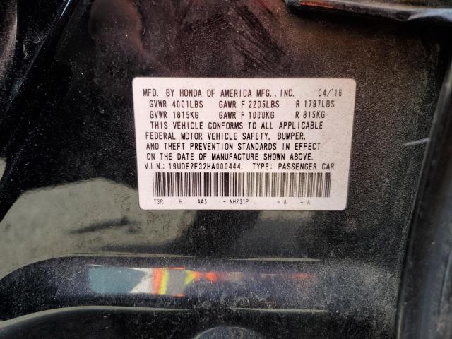 19UDE2F32HA000444 - 2017 ACURA ILX BASE WATCH PLUS BLACK photo 12