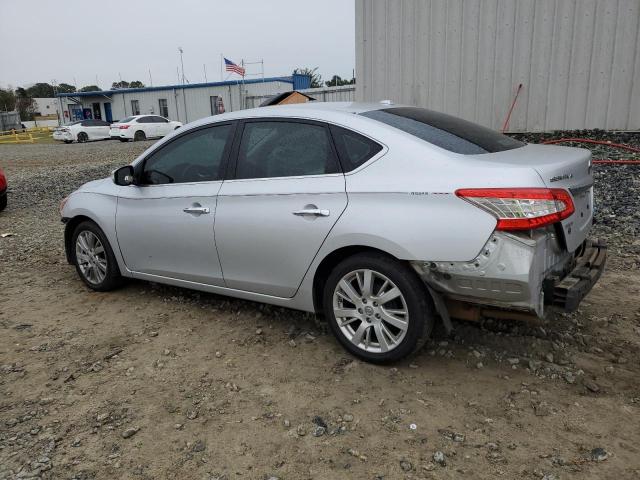 3N1AB7AP6DL692294 - 2013 NISSAN SENTRA S SILVER photo 2