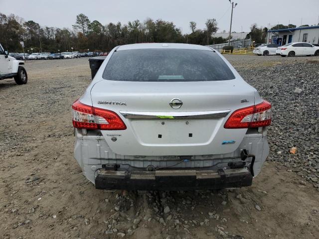 3N1AB7AP6DL692294 - 2013 NISSAN SENTRA S SILVER photo 6